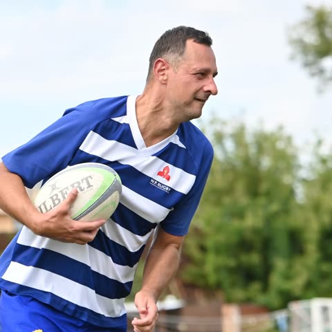Daniel Murariu pe terenul de rugby